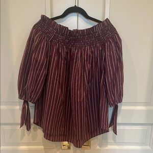 Caroline Constas off the shoulder top